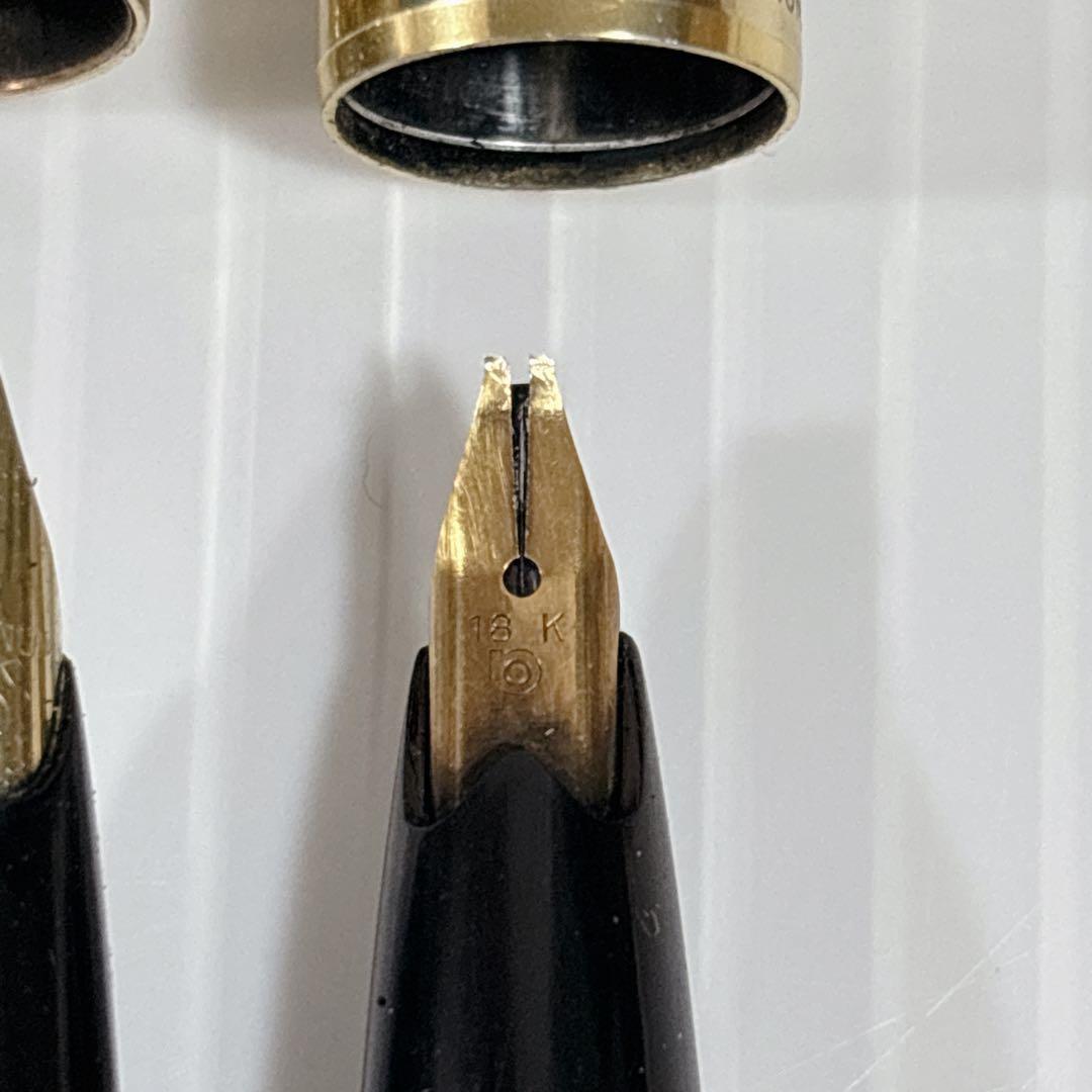 万年筆 PLATINUM プラチナム 他 18K 14K 3本セット まとめ