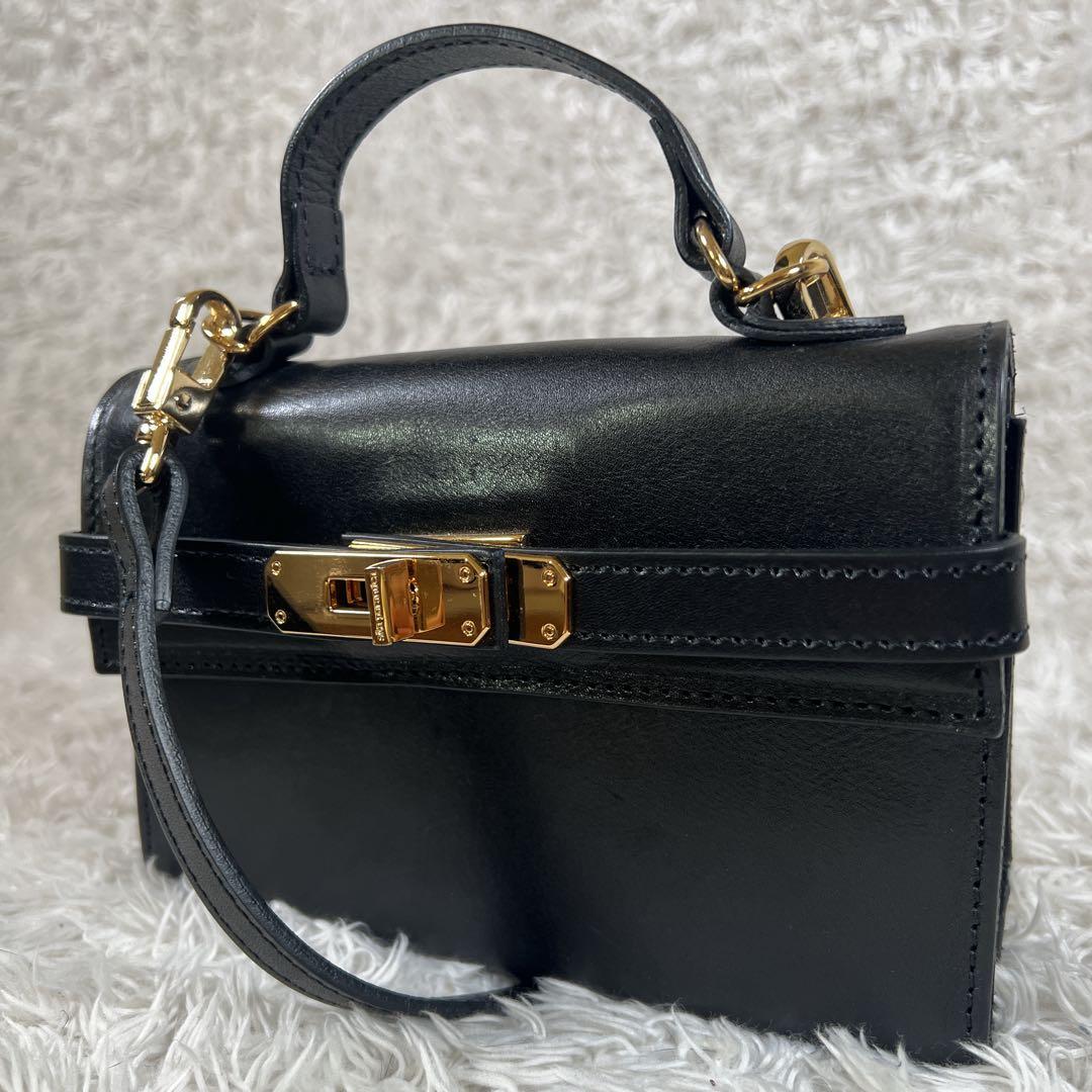 【sita parantica】クロスボディ ミニショルダーバッグ ブラック