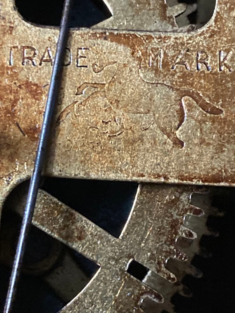 地球馬 尾張時計 ダルマ柱時計 8日巻 ボンボン時計