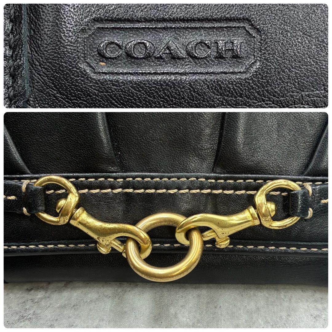 極美品 コーチ archive ジャッキー金具 ミニ財布 コンパクトウォレット