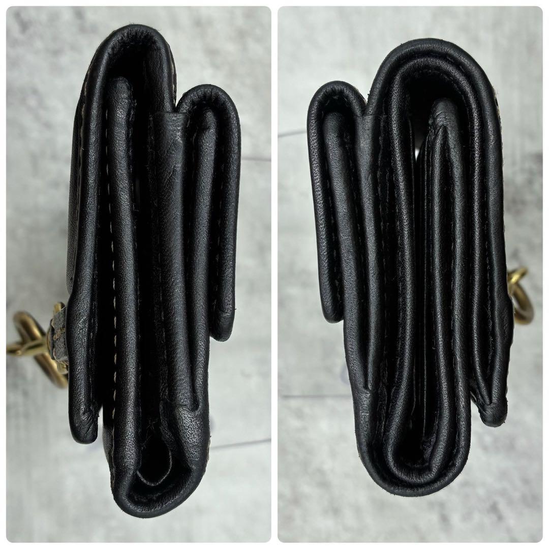 極美品 コーチ archive ジャッキー金具 ミニ財布 コンパクトウォレット