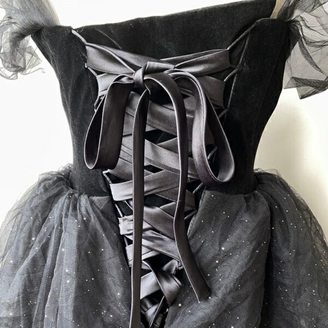 ブラックドレス　ウェディング