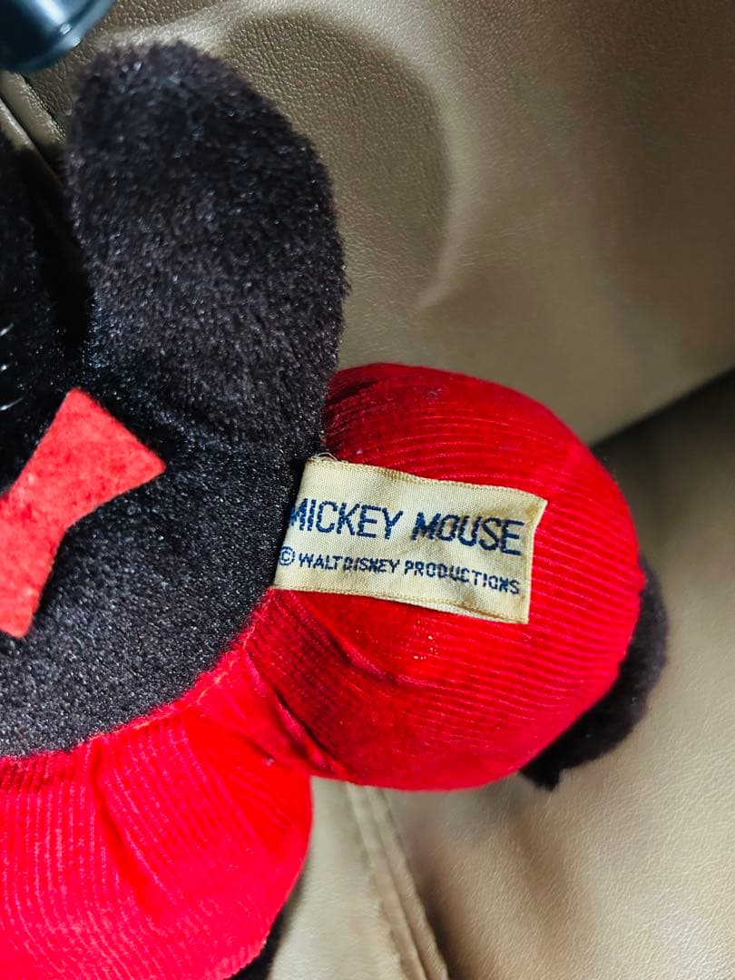 Disney ビンテージミッキー 人形 昭和レトロ