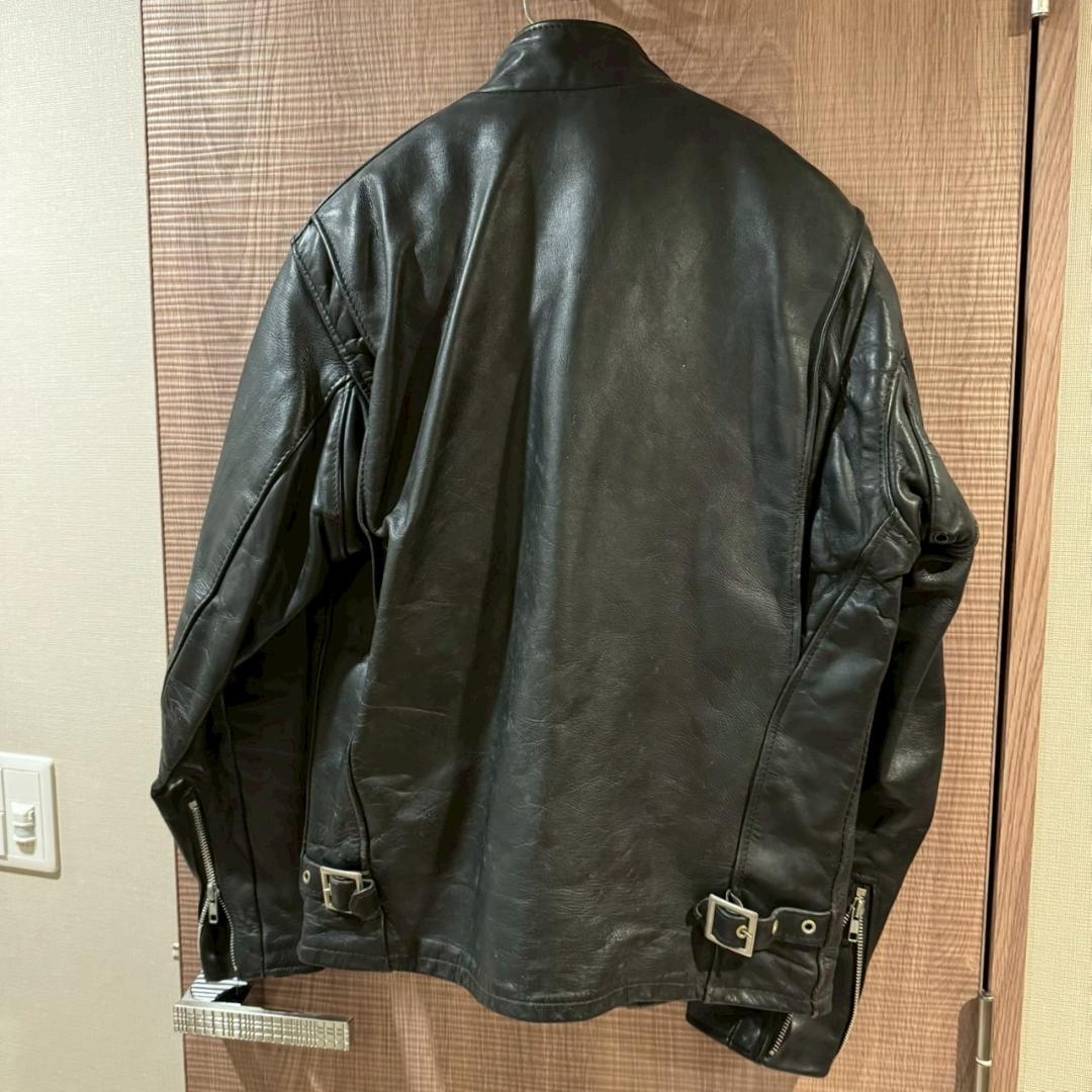 Schott　641　レザージャケット　ボアライナー付属　ブラック　36