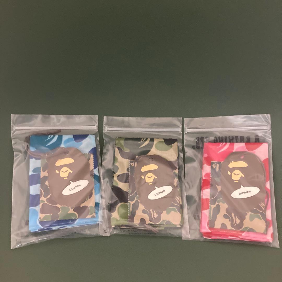 アベイシングエイプ　ABC camo バンダナ　新品未使用　3色セット NIGO