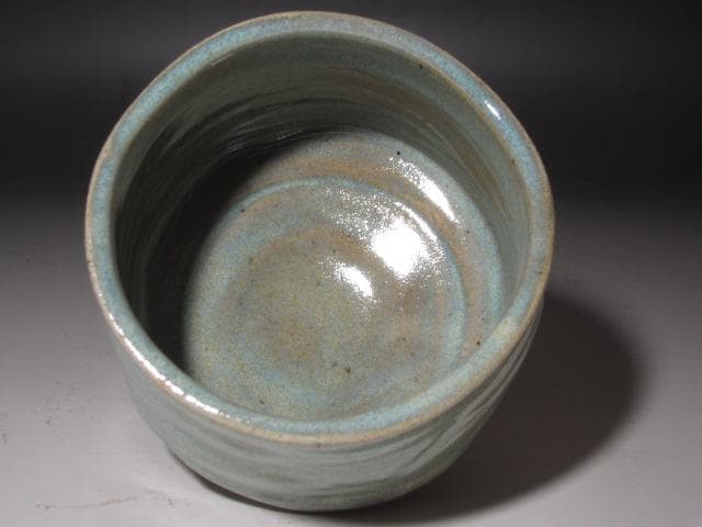 ☆　岡部嶺男　志野茶碗　目をひく一品です☆y374