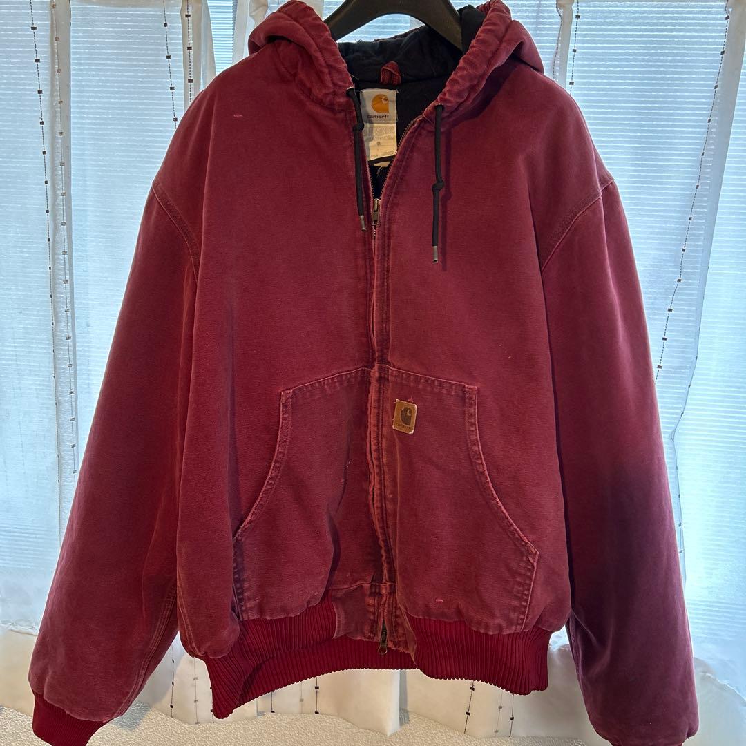 Carhartt アクティブジャケット J130 CRI L 赤 デトロイト