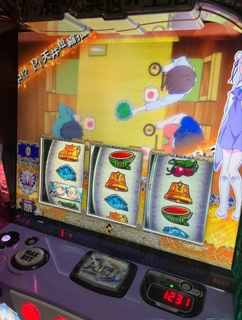 パチスロ実機　リゼロ2　訳あり