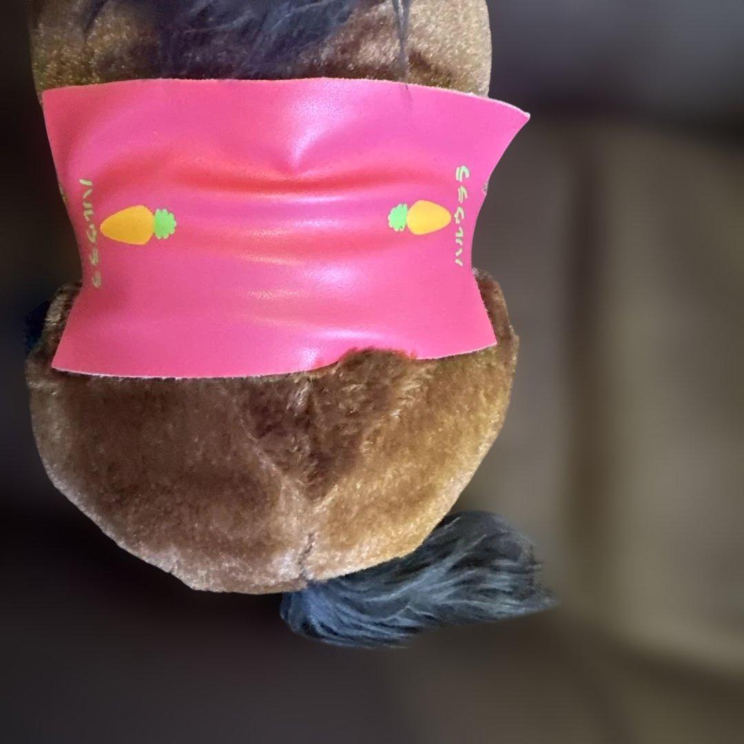 希少♡高知競馬　ハルウララ　ぬいぐるみ　3体まとめ売り　　ピンク/にんじん/ぞう