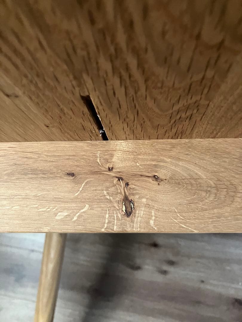 【チンネン様】大川家具　円形ダイニングテーブル