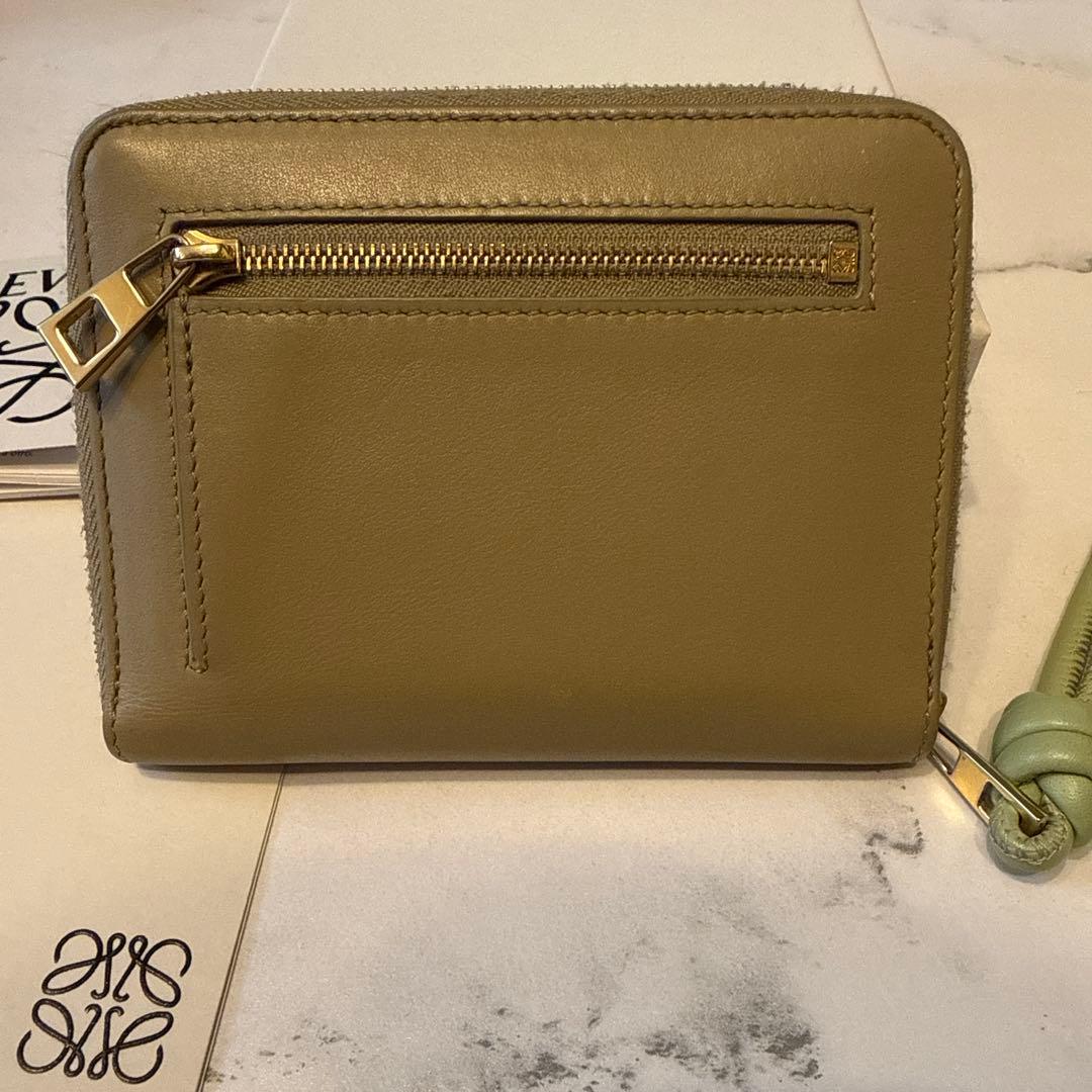 LOEWE ロエベ　ノットコンパクトジップウォレット