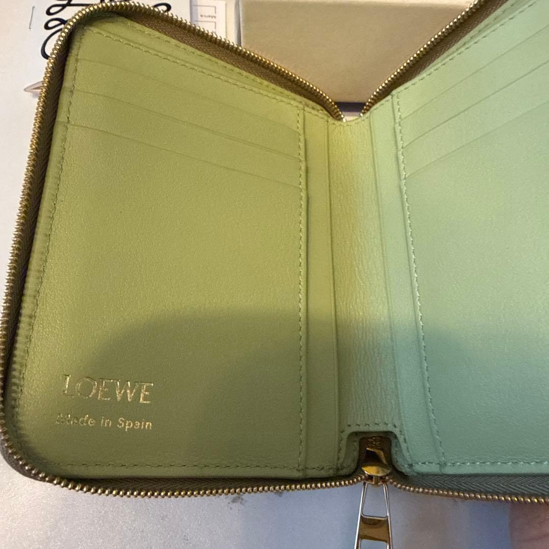 LOEWE ロエベ　ノットコンパクトジップウォレット