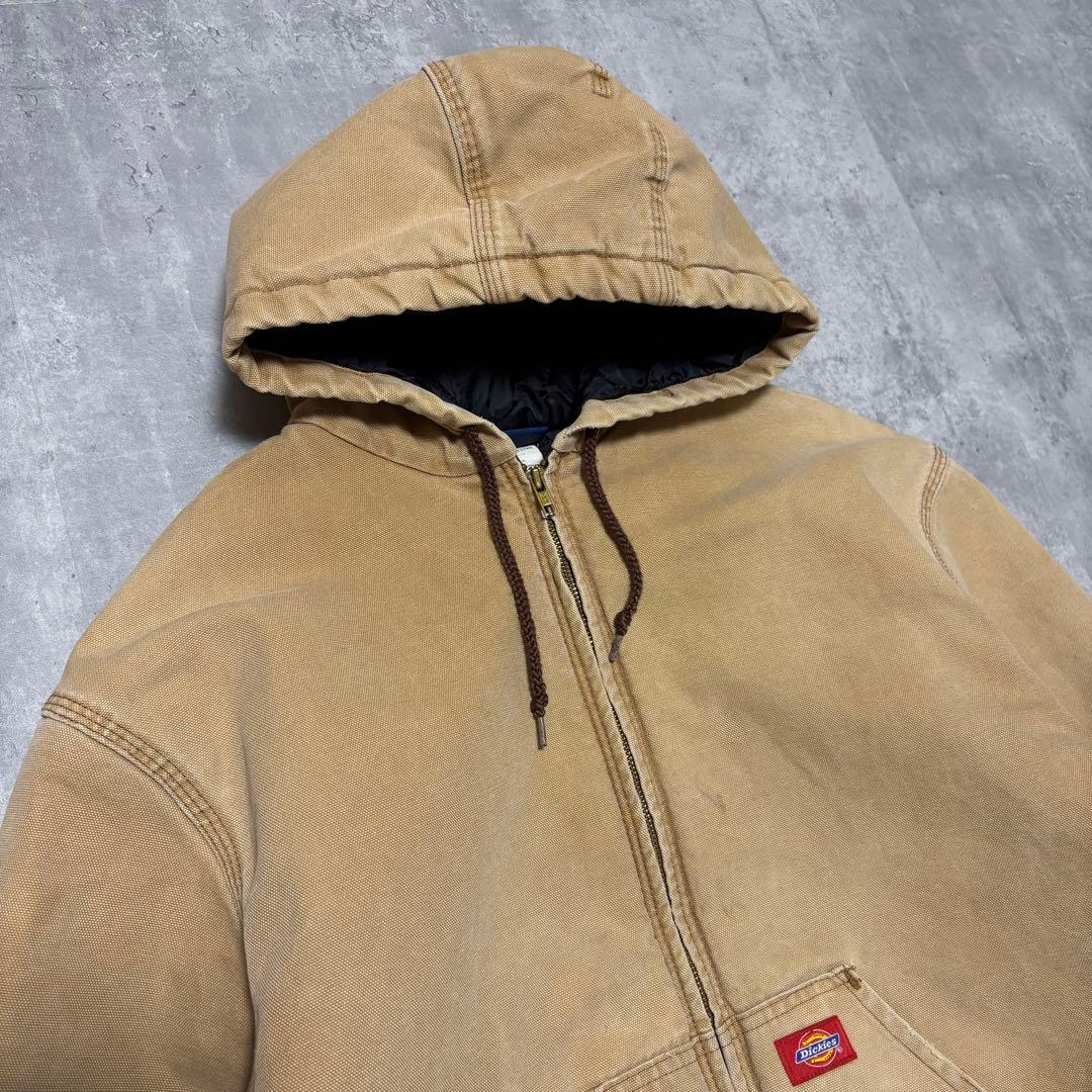 90s Dickies アクティブジャケット　ダック　パーカー　キルティング
