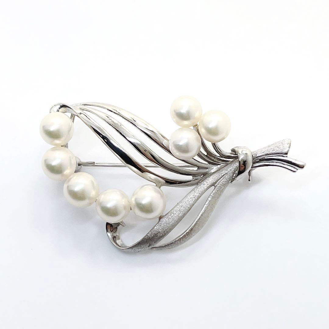 MIKIMOTO ミキモト パール　ブローチ　コサージュ　フラワー