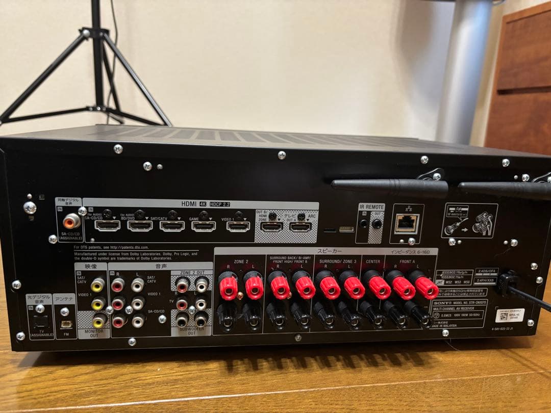 SONY STR‑DN1070 4K ハイレゾ対応AVアンプ