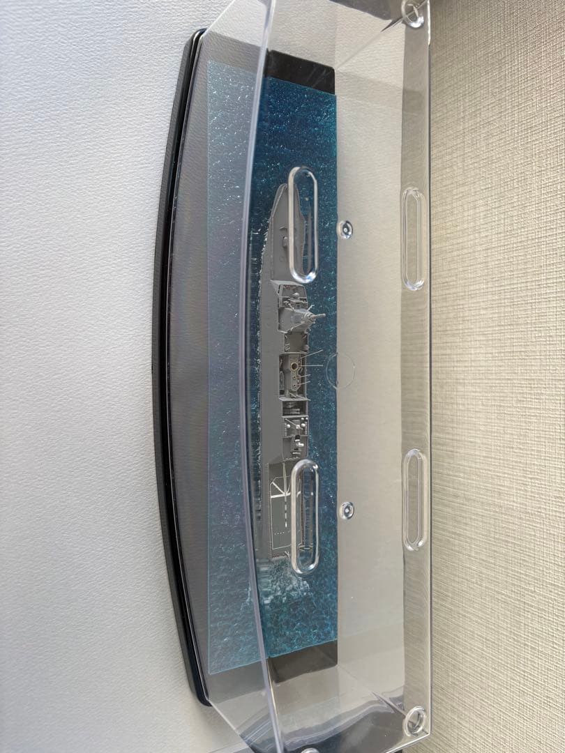 1/700 もがみ型護衛艦一番艦もがみ　全塗装　洋上ジオラマ