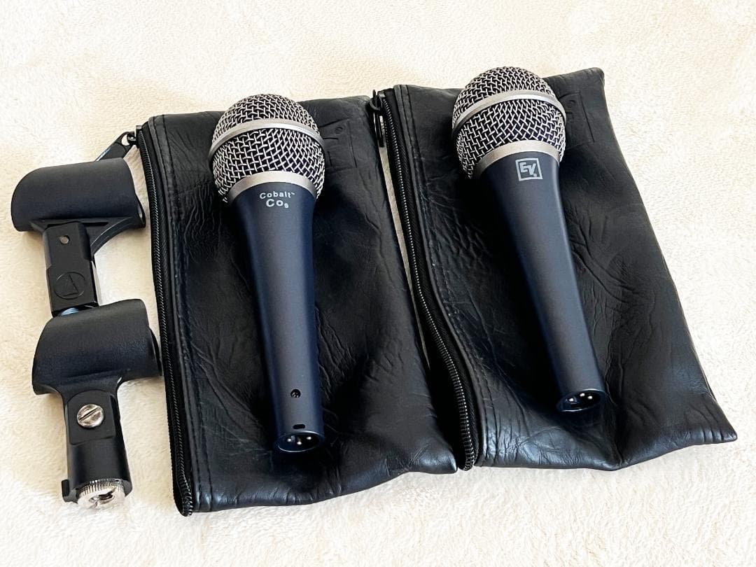 【美品】Cobalt Co9 ダイナミックマイク 2本セットケース＋ケーブル付き