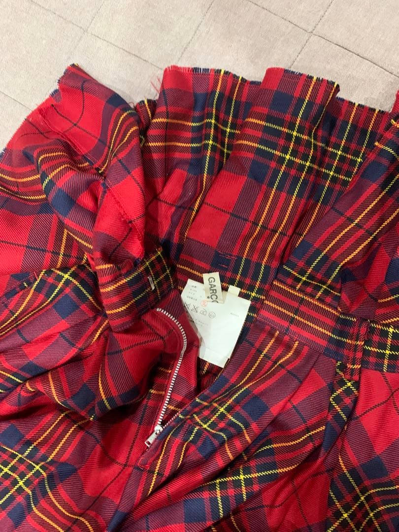 コムデギャルソン　変形　チェックパンツ　2005年