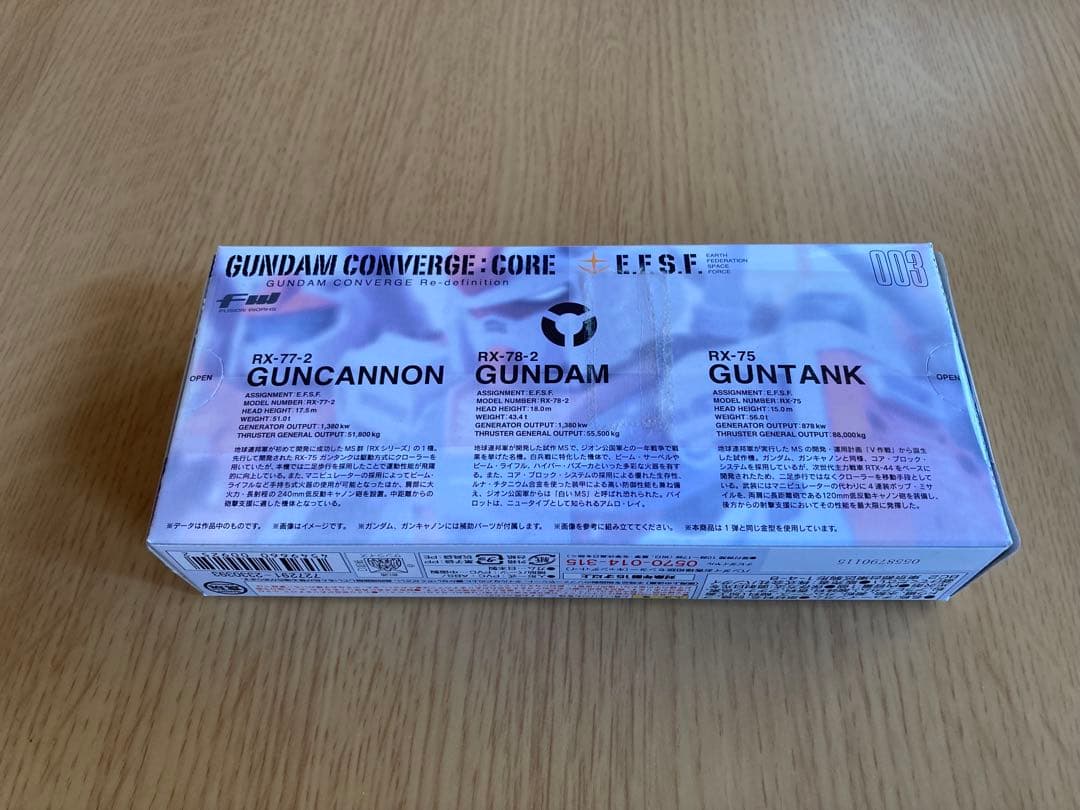 GUNDAM CONVERGE:CORE E.F.S.F. Ｖ作戦セット