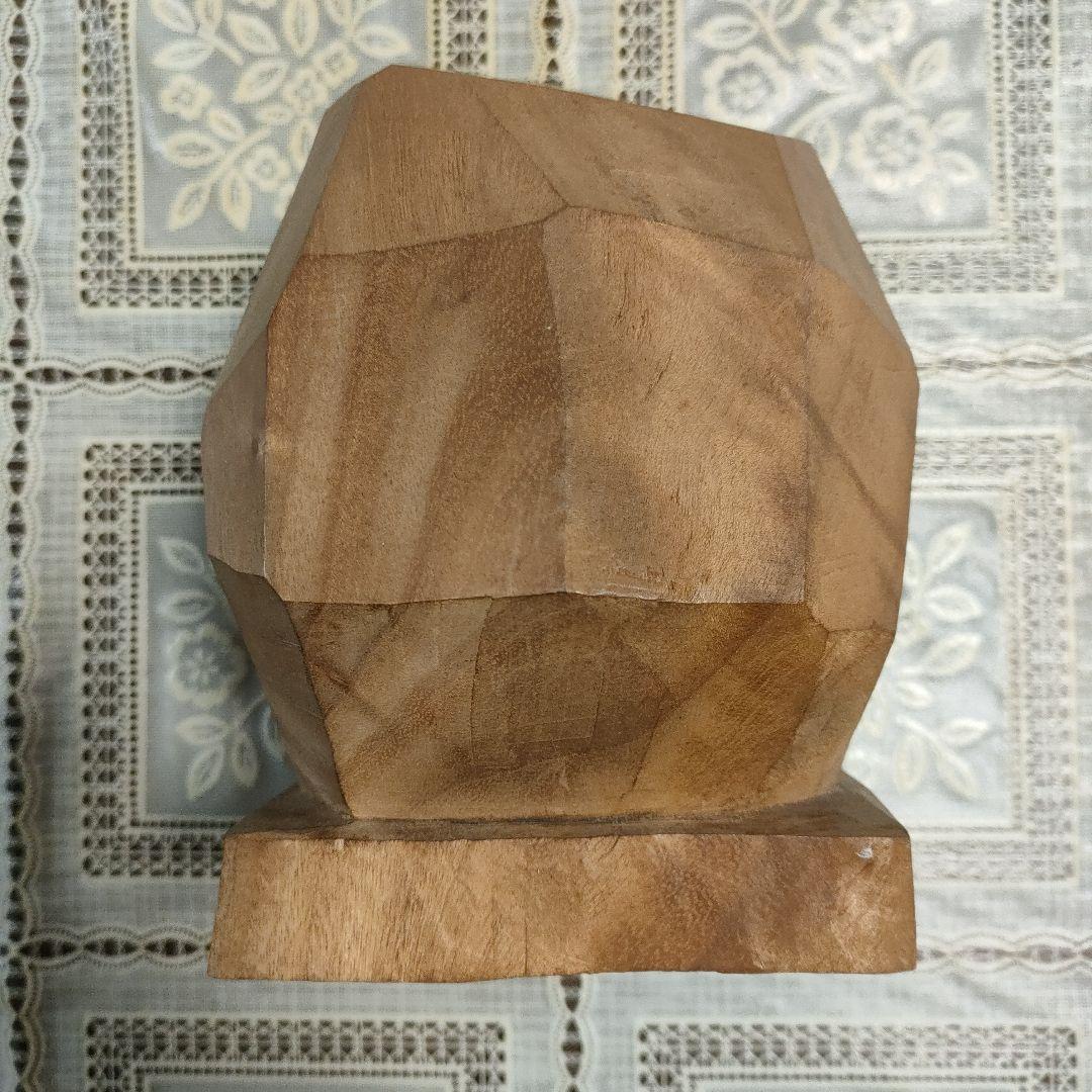 佐々木千秋　一刀彫木彫『大黒天』