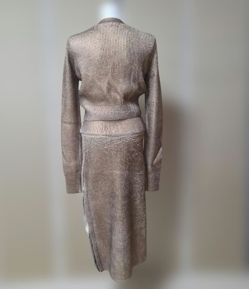 ♡DIESEL♡ ゴールド&ベージュ ニット タイトスカート セットアップ