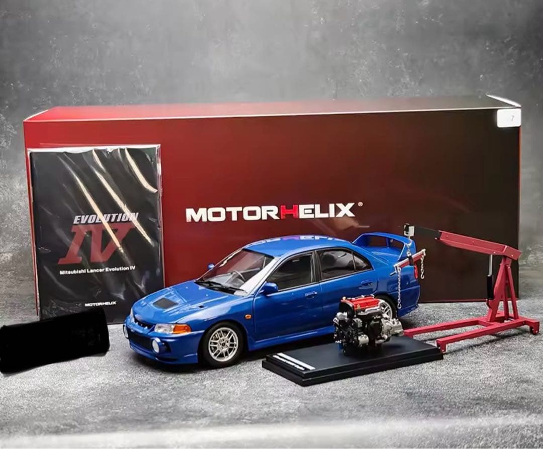 1:18 Mitsubishi Lancer Evolution IVミニカー