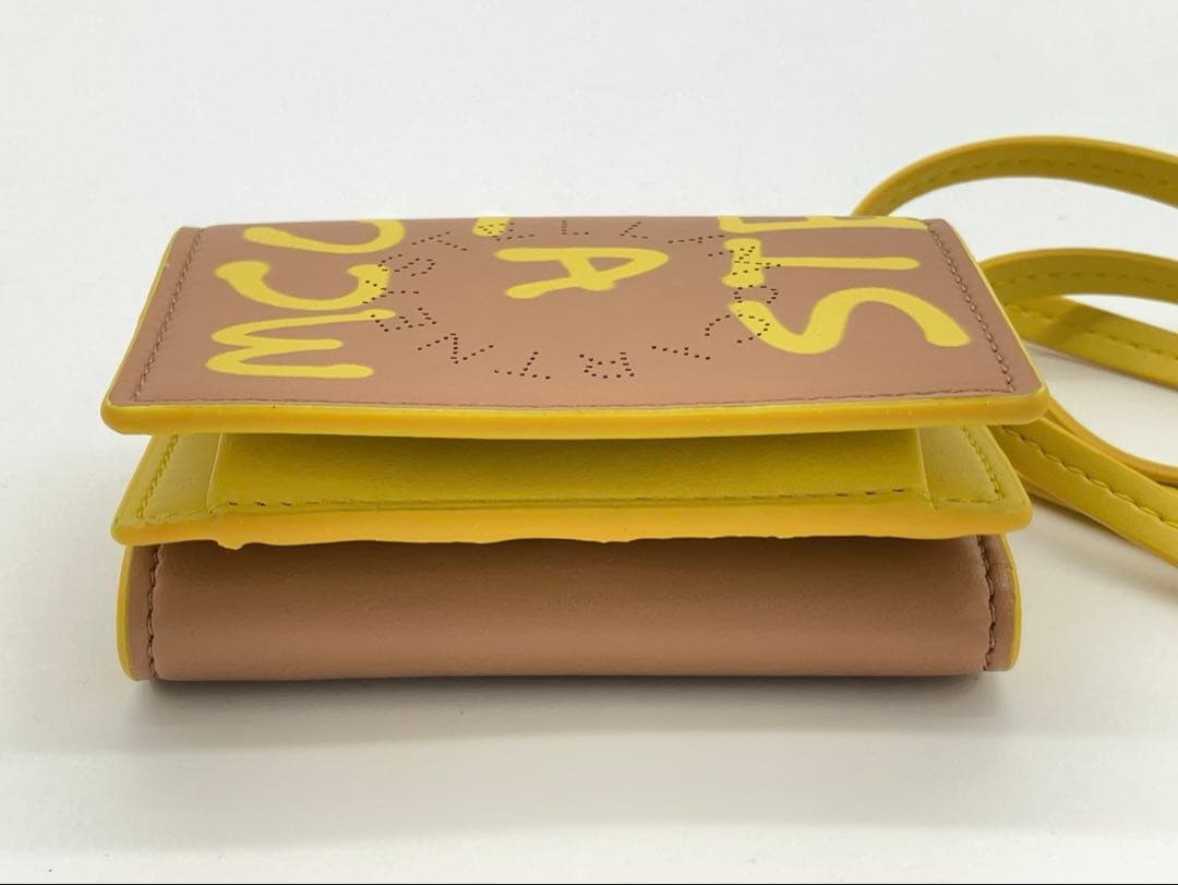 STELLA McCARTNEY コンパクトウォレット 三つ折り財布 ストラップ