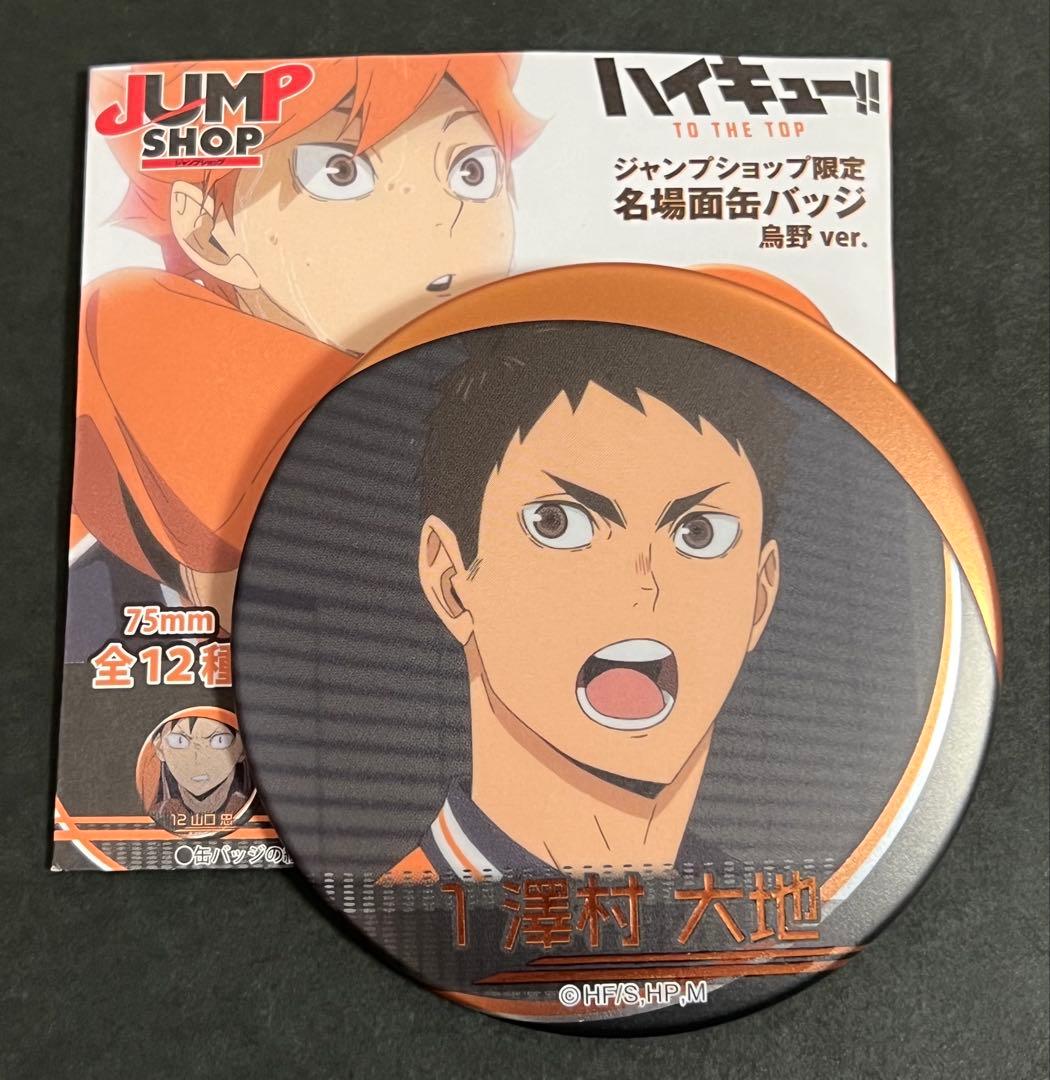 ハイキュー 名場面缶バッジ 烏野高校 日向 影山 菅原 月島 12種コンプリート
