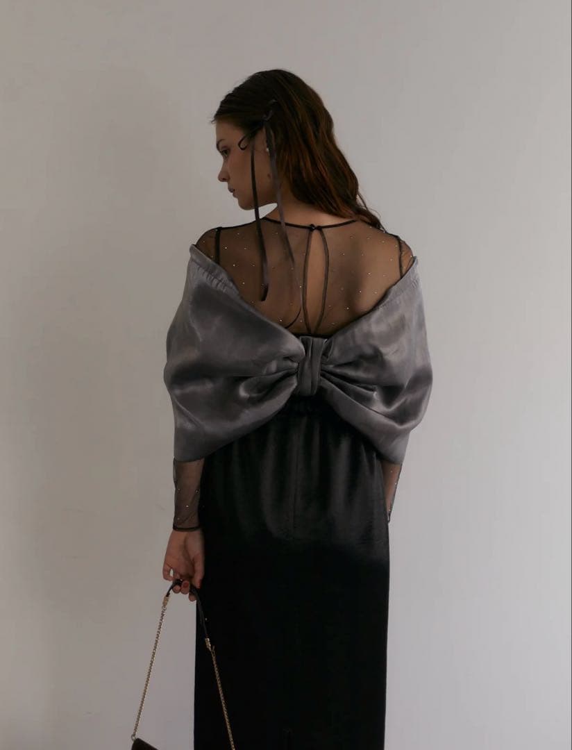 スーツ・フォーマル・ドレス ecmile RIBBON TIGHT DRESS