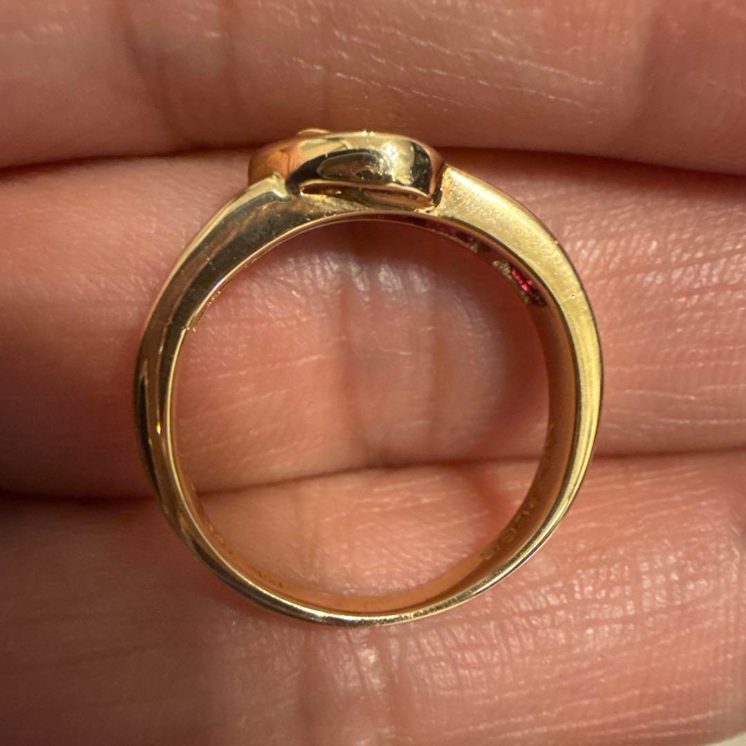 ルビーリング　3g ルビー0.65ct ダイヤ0.06ct