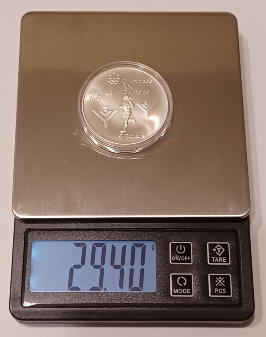 k*h様 モントリオールオリンピック記念号の銀貨4点 銀品位(.925) Can