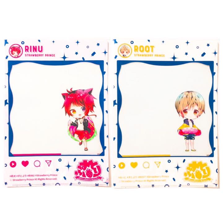 新品★すとぷり【莉犬＆るぅと】クリアファイル★水着ver.★2点セット