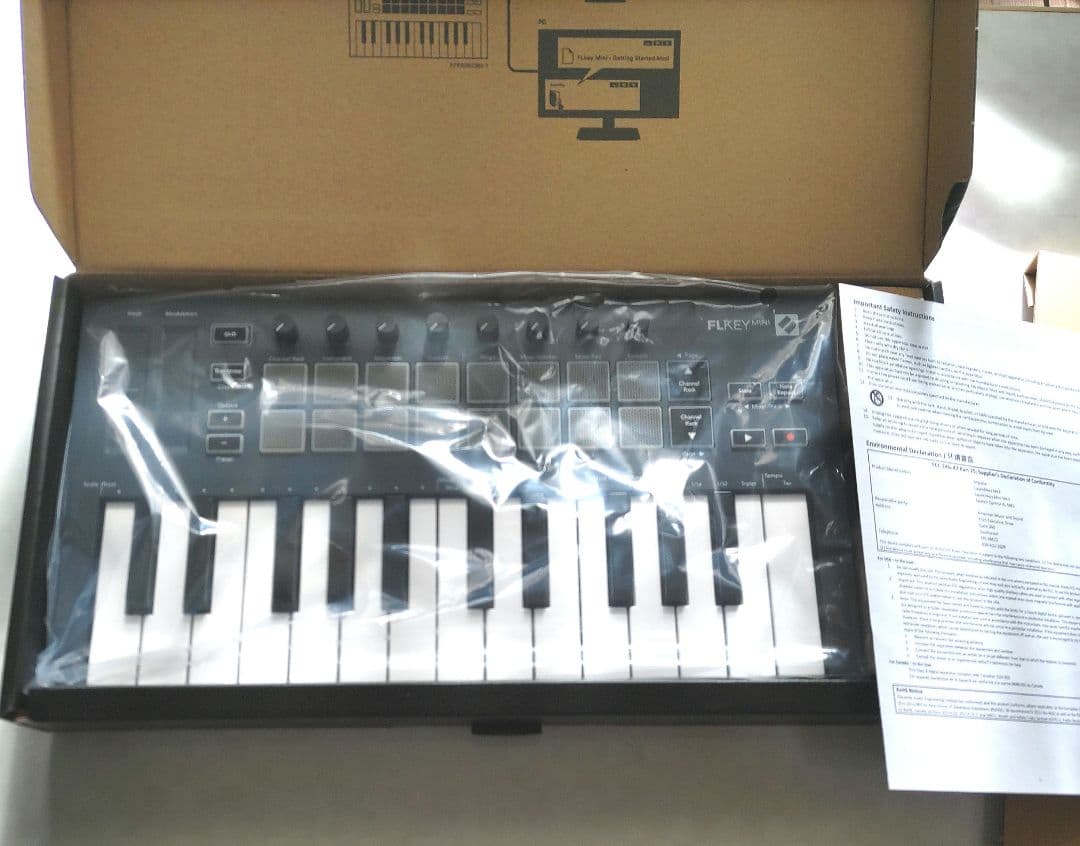 FLKEY mini MIDIキーボード 25鍵