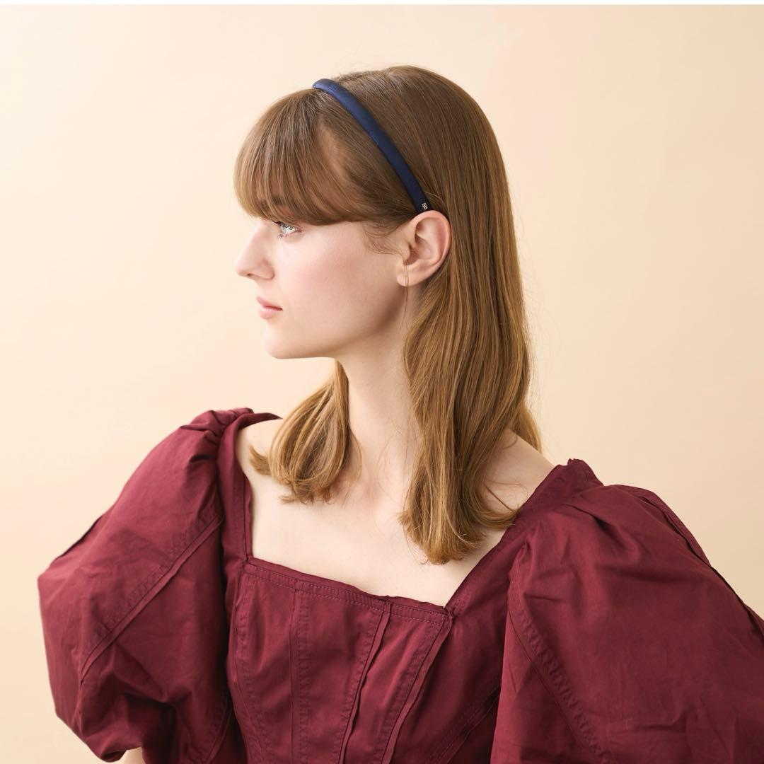 ほぼ未使用　アレクサンドル ドゥ パリ カチューシャ (1 cm) 黒