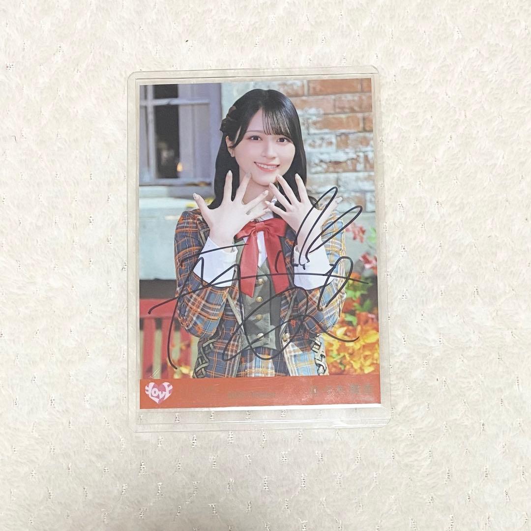 イコラブ　佐々木舞香　ラブソングに襲われる　歌唱衣装　直筆　チュウ