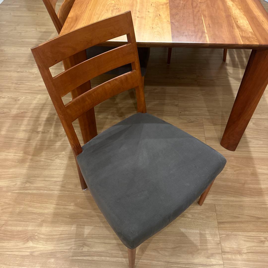 カリモク　ダイニングテーブルセット　DU5205 チェリーナチュラル　4脚