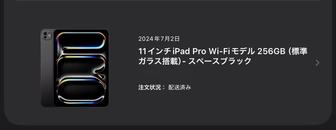 Apple iPad Pro 11インチ M4 スペースブラック