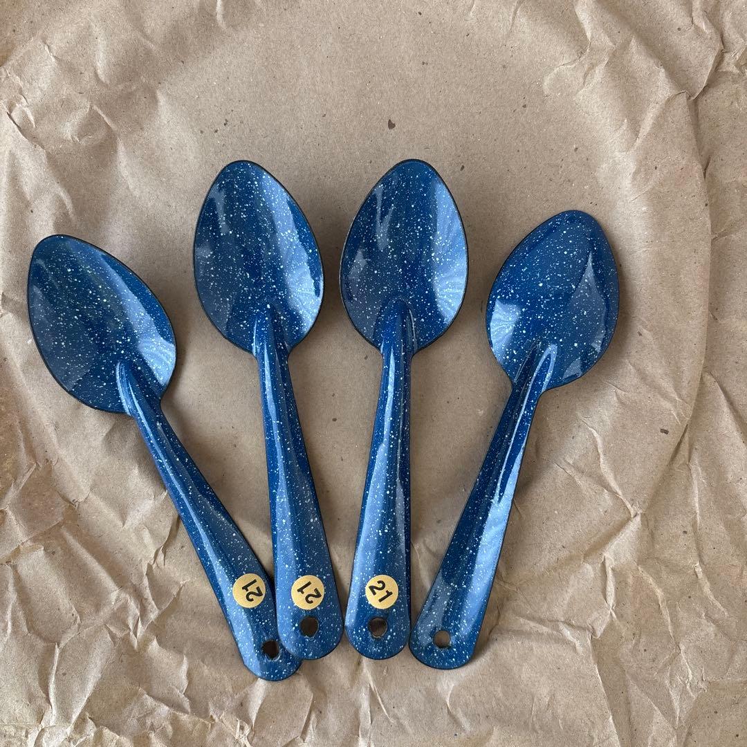 【未使用】CINSA エナメルウェア キャンプ食器セット 16点