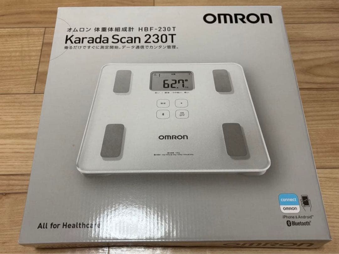 ［美品］HBF-230T オムロン　乗るだけで測れる