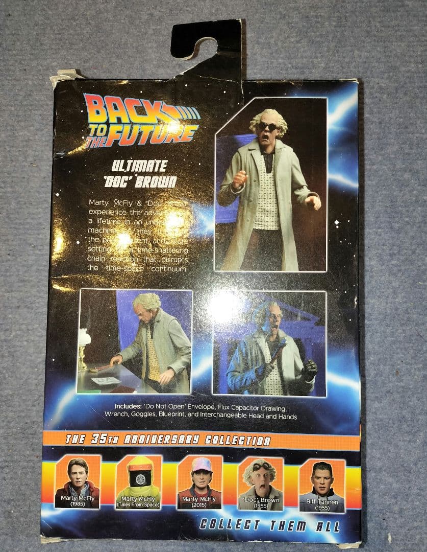 「バックトゥーザフューチャー」ドクのフィギュア　ネカ