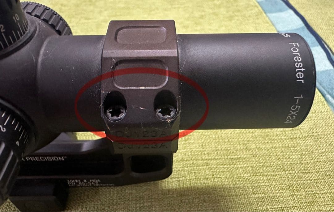 ベクターオプティクス Forester 1-5X24 Gen II マウント付き