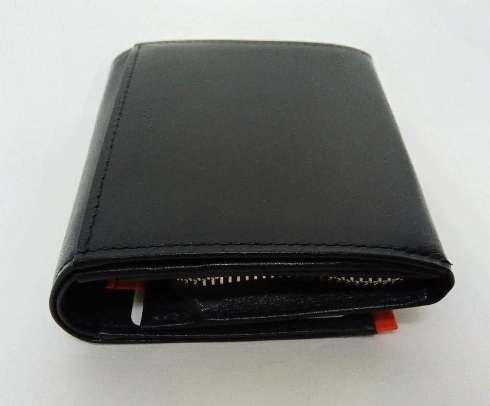 Kitamura/キタムラ☆レザー・二折財布 ダークブルー