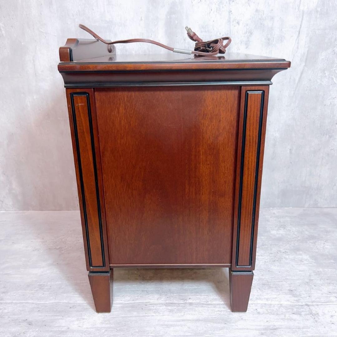 良品! IDC 大塚家具　ハンプトンコート　ベッドサイドチェスト　マホガニー材