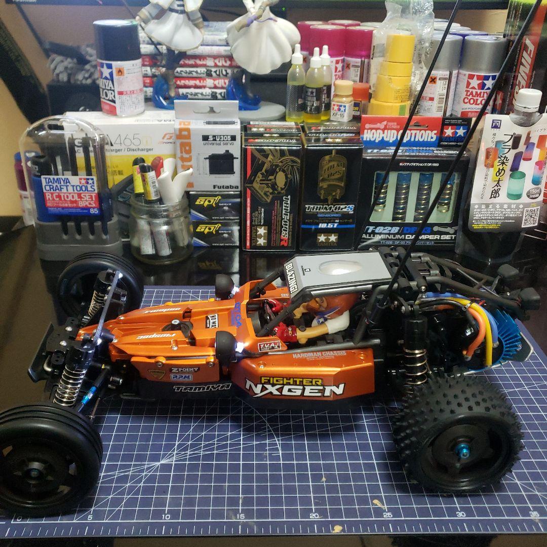 タミヤ 2025 DT04 ファイターネクスジェン カスタム ブラシレスセット