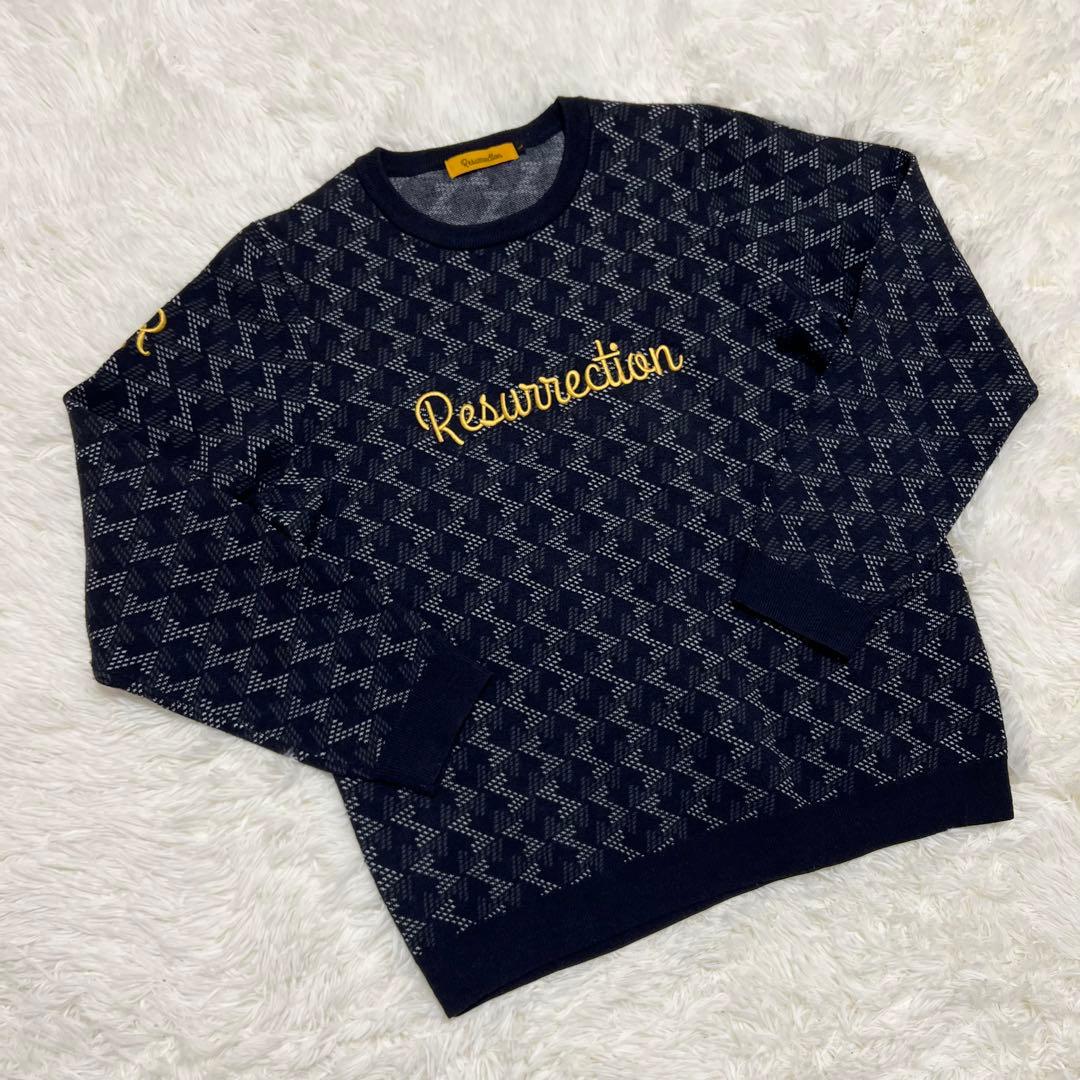 【美品】 Resurrection レザレクション 総柄ニット セーター