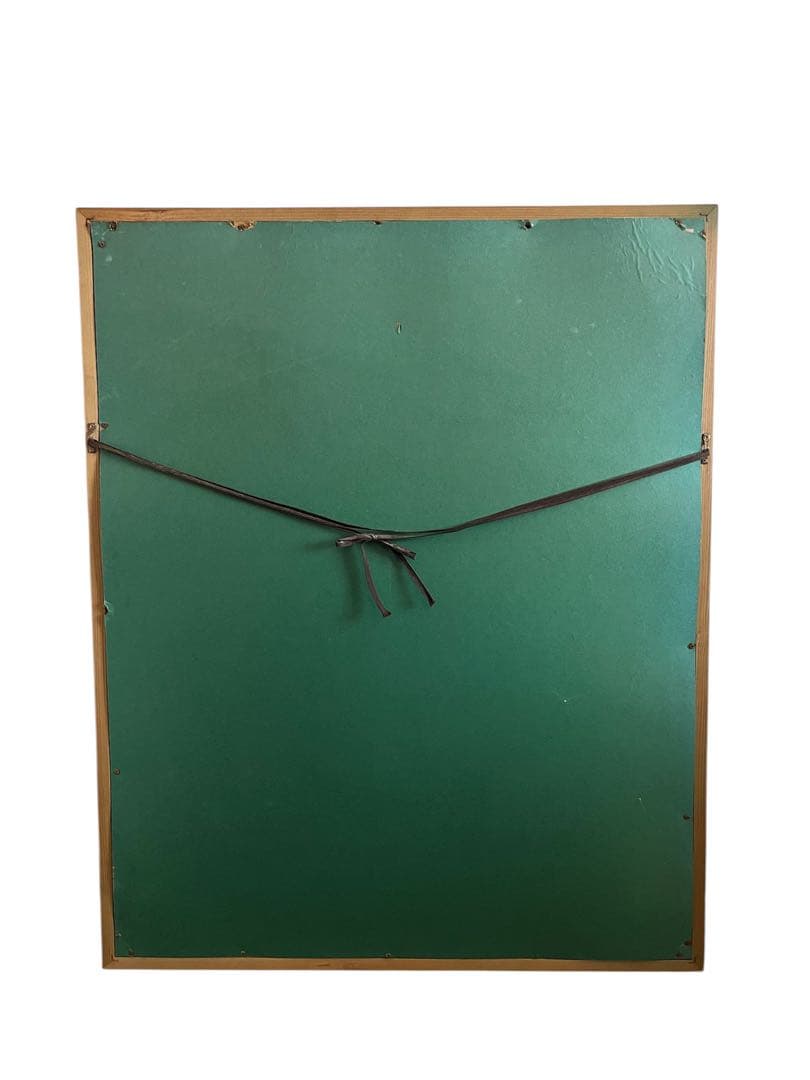 80s ビンテージ ポスター 額装 ノーマンロックウェル 動物病院の待合室