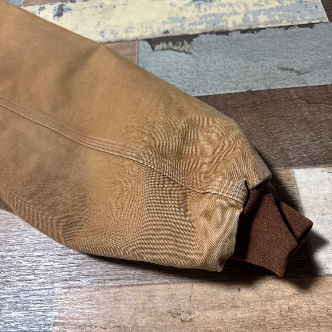 美品Carhartt カーハートXLダックジャケットフード付きブラウン
