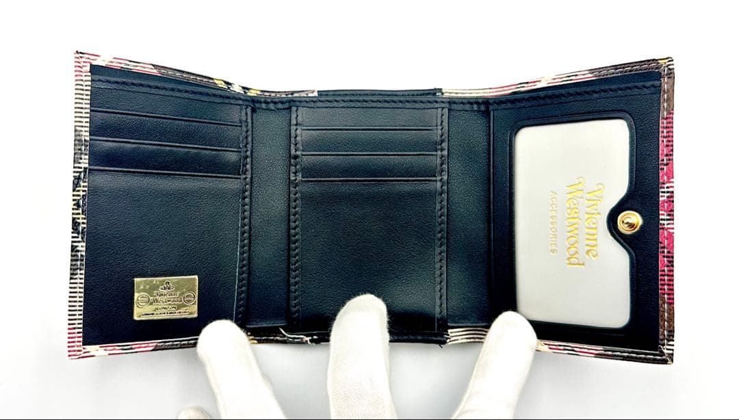 【♡新品✦レア♡】Vivienne Westwood 三つ折り財布 チェック