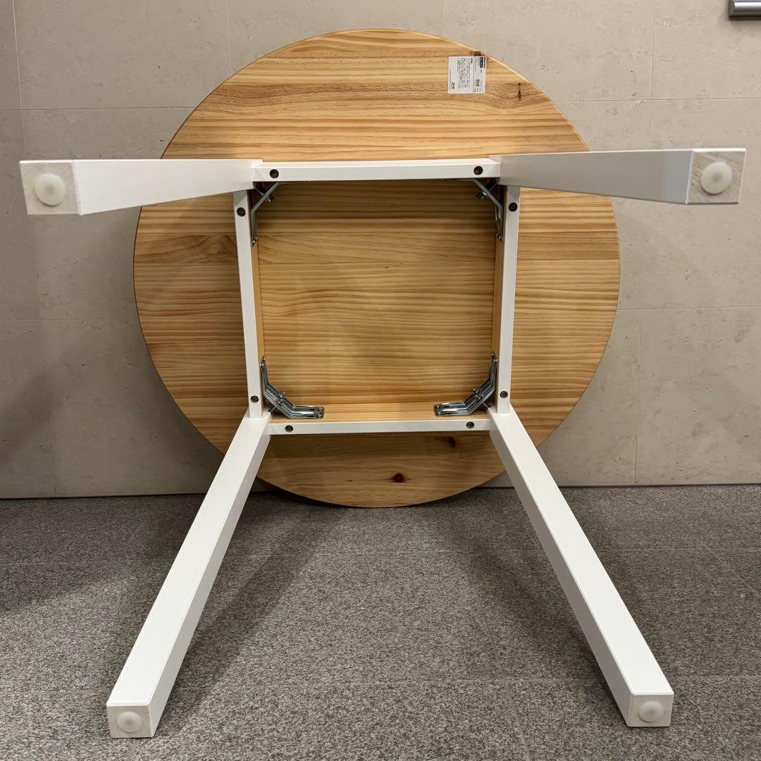 IKEA ピントルプ テーブル パイン材 85×75cm ナチュラル