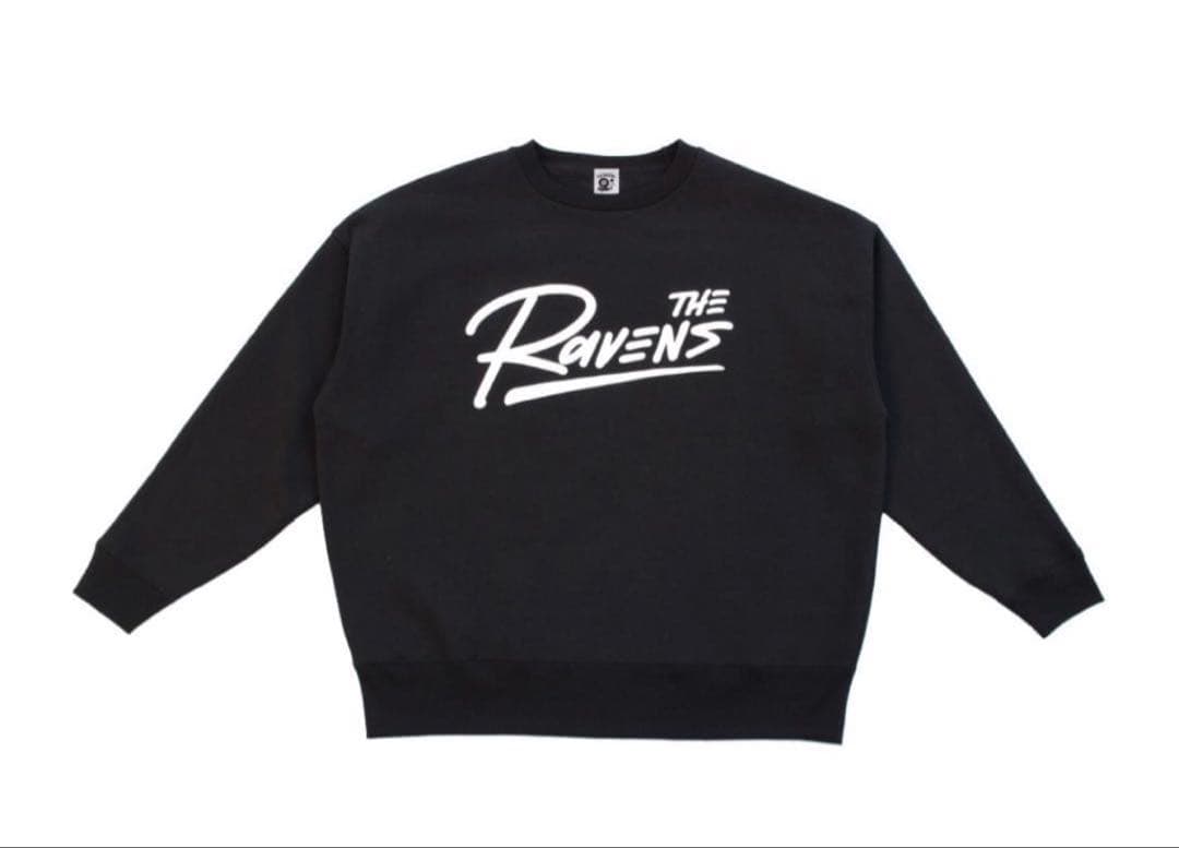 新品　THE RAVENS ブラック スウェット　Mサイズ